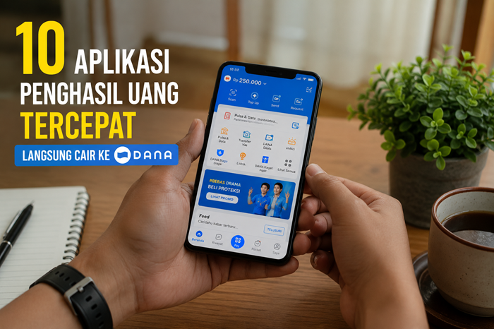 10 Aplikasi Penghasil Uang Tercepat Langsung Cair ke DANA