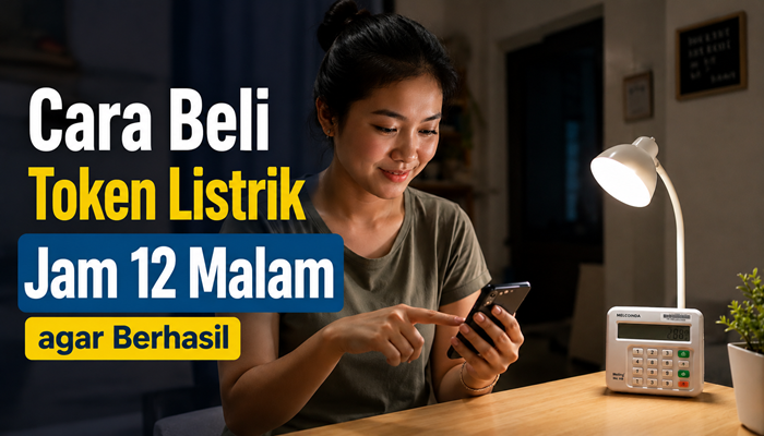 Cara Beli Token Listrik Jam 12 Malam agar Berhasil Tanpa Kendala