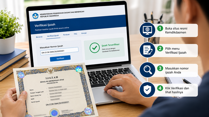 Cara Cek Nomor Ijazah SMA dan SMK Secara Online
