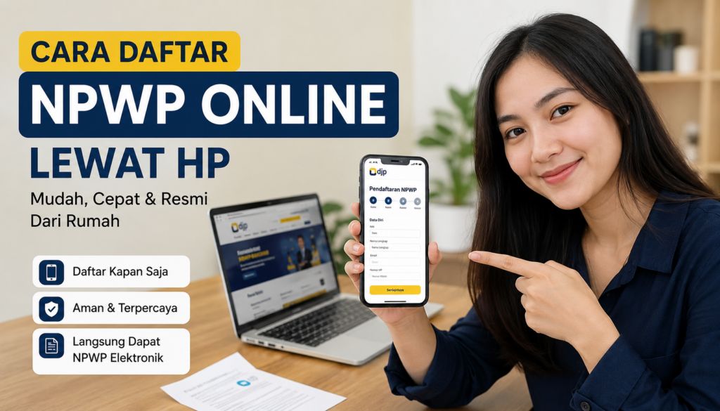 Cara Daftar NPWP Online Lewat HP Android dan iPhone