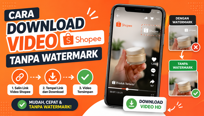 Cara Download Video Shopee Praktis Tanpa Watermark