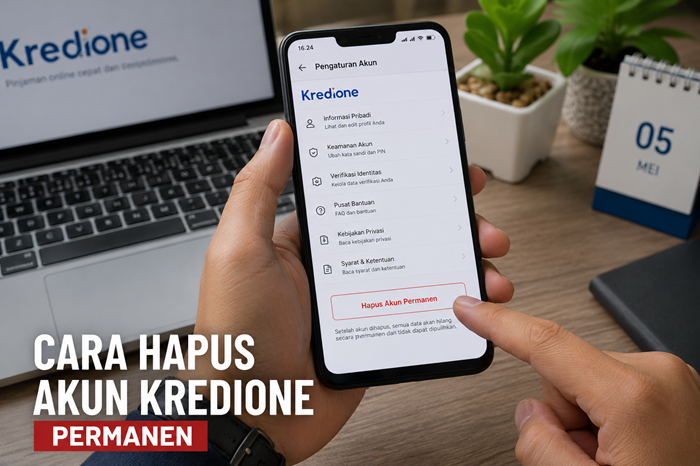 Cara Hapus Akun Kredione Secara Permanen