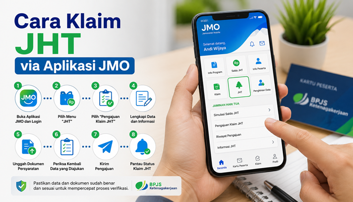 Cara Klaim JHT via Aplikasi JMO