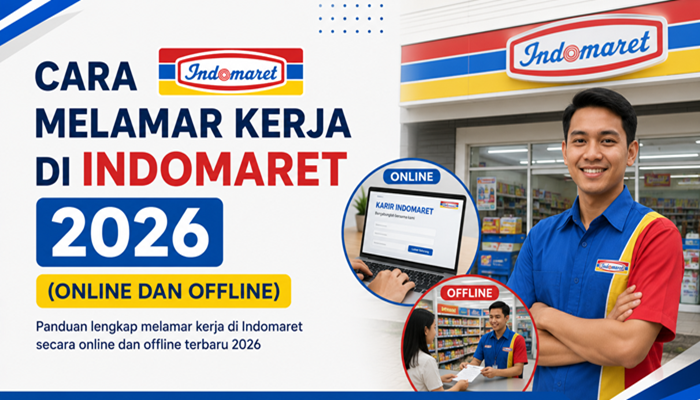 Cara Melamar Kerja di Indomaret 2026 (Online dan Offline)