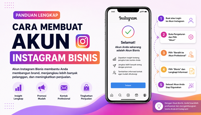 Cara Membuat Akun Instagram Bisnis