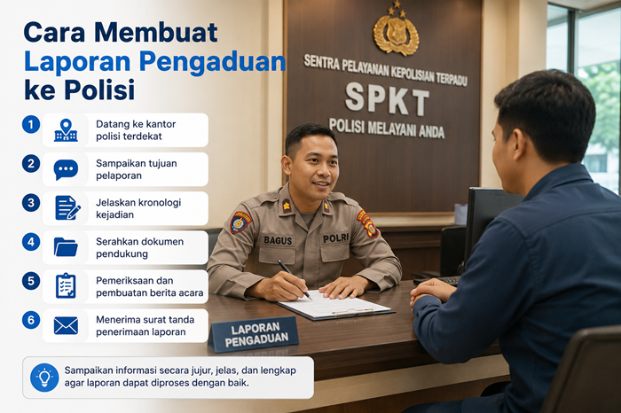 Cara Membuat Laporan Pengaduan ke Polisi