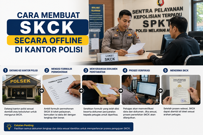 Cara Membuat SKCK Secara Offline di Kantor Polisi