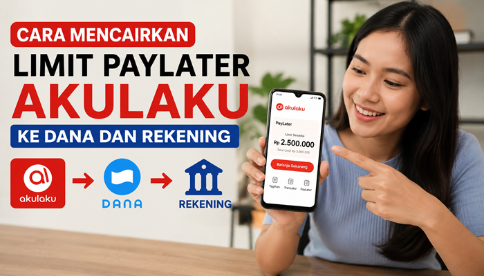 Cara Mencairkan Limit Paylater Akulaku ke Dana dan Rekening