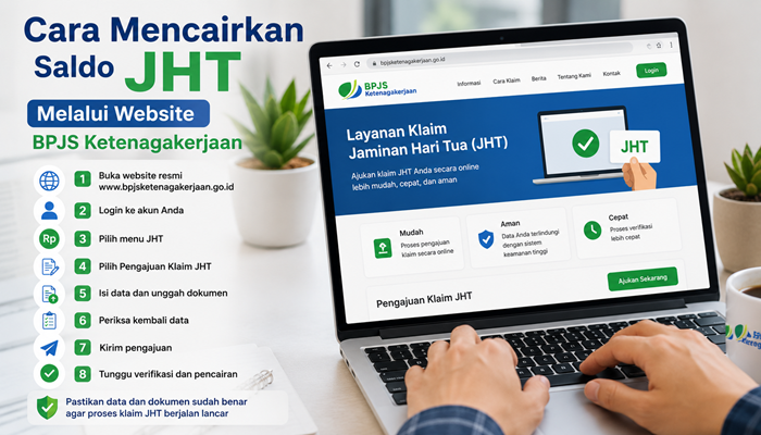 Cara Mencairkan Saldo JHT Melalui Website BPJS Ketenagakerjaan