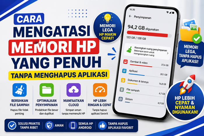Cara Mengatasi Memori HP yang Penuh