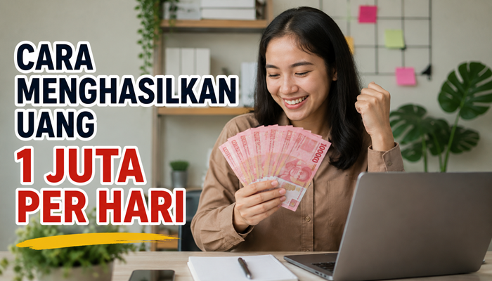 Cara Menghasilkan Uang 1 Juta Per Hari Secara Online dan Offline