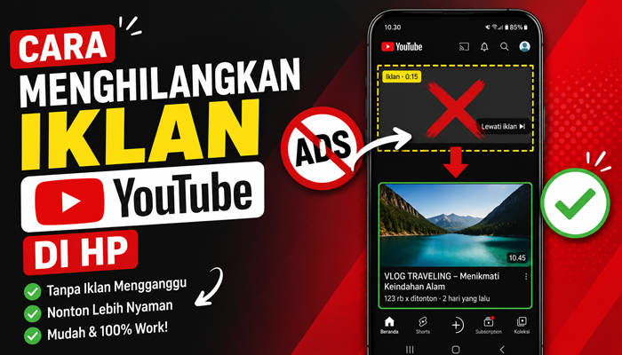 Cara Menghilangkan Iklan YouTube di HP