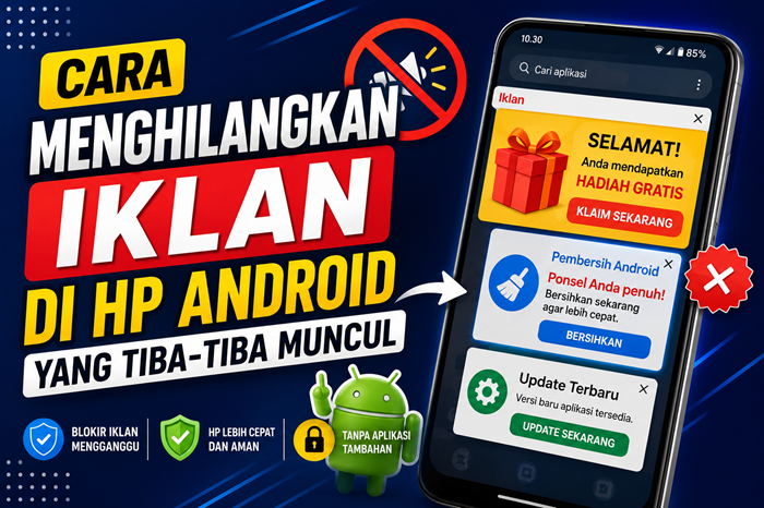 Cara Menghilangkan Iklan di HP Android yang Tiba-Tiba Muncul