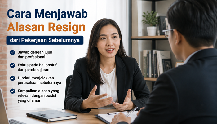 Cara Menjawab Alasan Resign dari Pekerjaan Sebelumnya