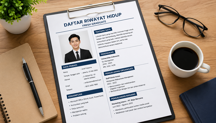 Contoh Daftar Riwayat Hidup Fresh Graduate