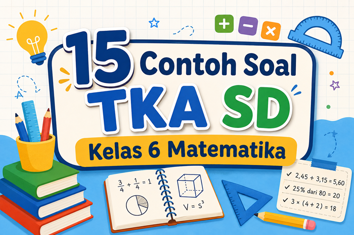 Contoh Soal TKA SD Kelas 6 Matematika