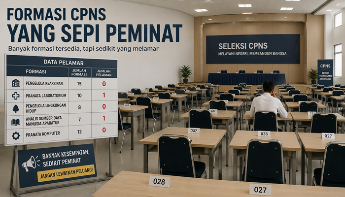Formasi CPNS yang Sepi Peminat