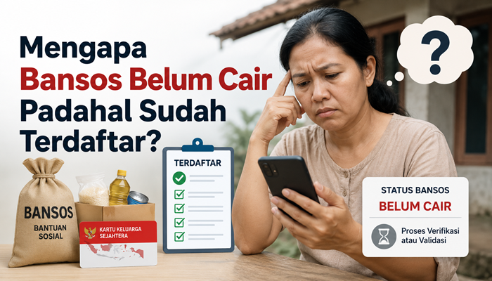 Mengapa Bansos Belum Cair Padahal Sudah Terdaftar?