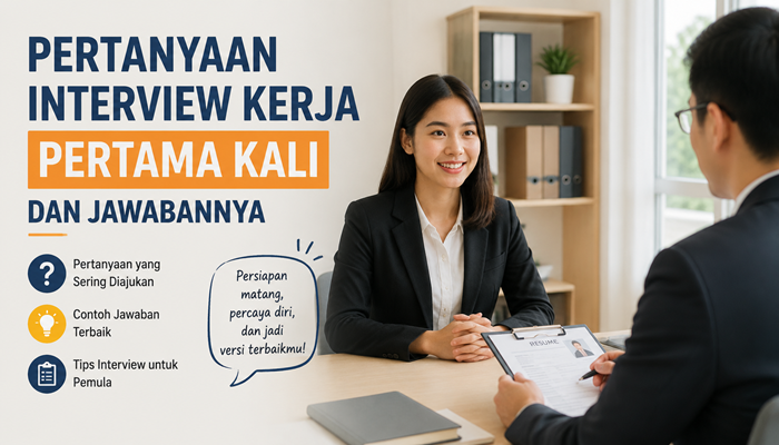 Pertanyaan Interview Kerja Pertama Kali dan Jawabannya untuk Fresh Graduate
