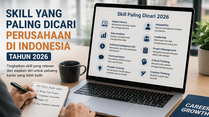 Daftar Skill yang Paling Dicari Perusahaan di Indonesia Tahun 2026