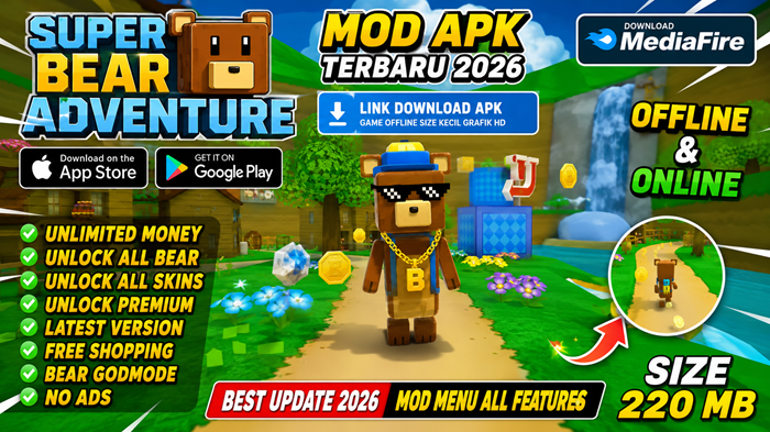 Super Bear Adventure Mod APK