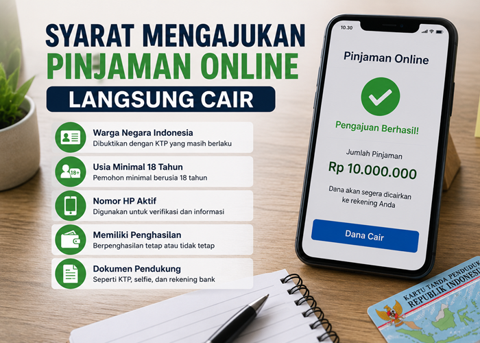 Syarat Mengajukan Pinjaman Online Langsung Cair