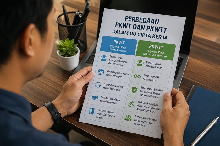 Perbedaan PKWT dan PKWTT Dalam UU Cipta Kerja