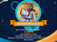 Juara 2 Indonesia Taekwondo Challenge Menpora Cup 2023