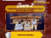 Juara 2 Tingkat Nasional Lomba Turnamen Robotik Indonesia Piala Ketua MPR-RI 2024